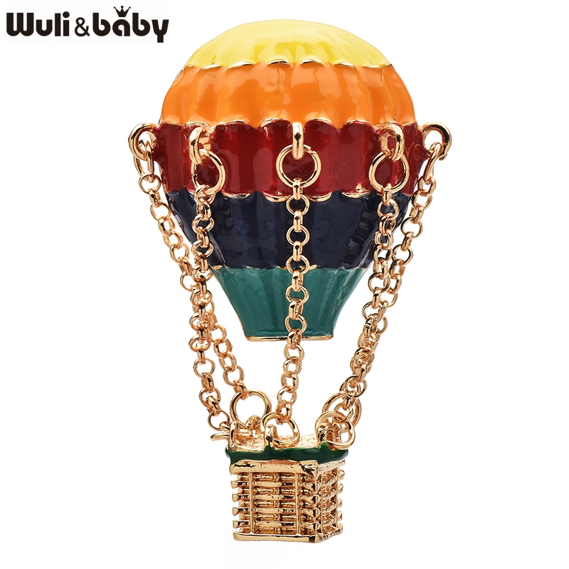 Embroidery Bali - Wuli & baby Spilla a palloncino