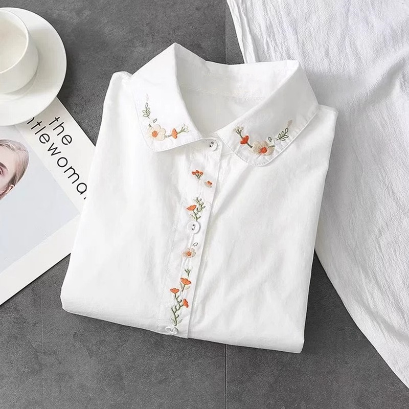 Embroidery Online - Nuove camicie bianche in puro cotone