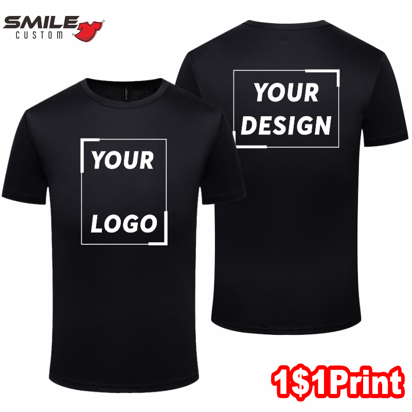 Embroidery Design Logo - T-shirt sportiva a maniche corte da