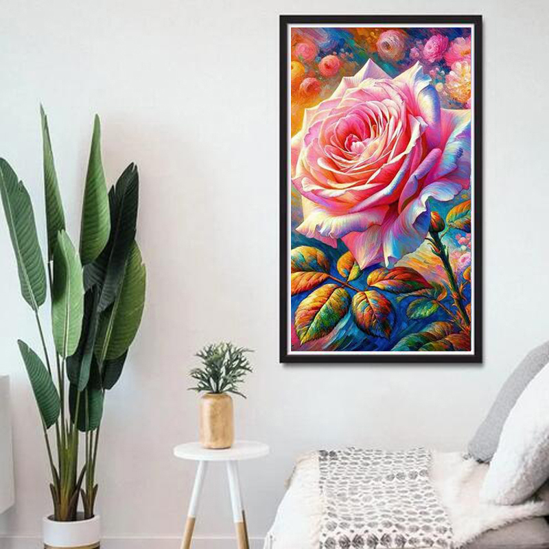 Quadro di grandi dimensioni co - Embroidery Rose recensione e prezzo