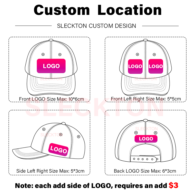 SLECKTON cappello personalizza - Embroidery Design Logo recensione e prezzo