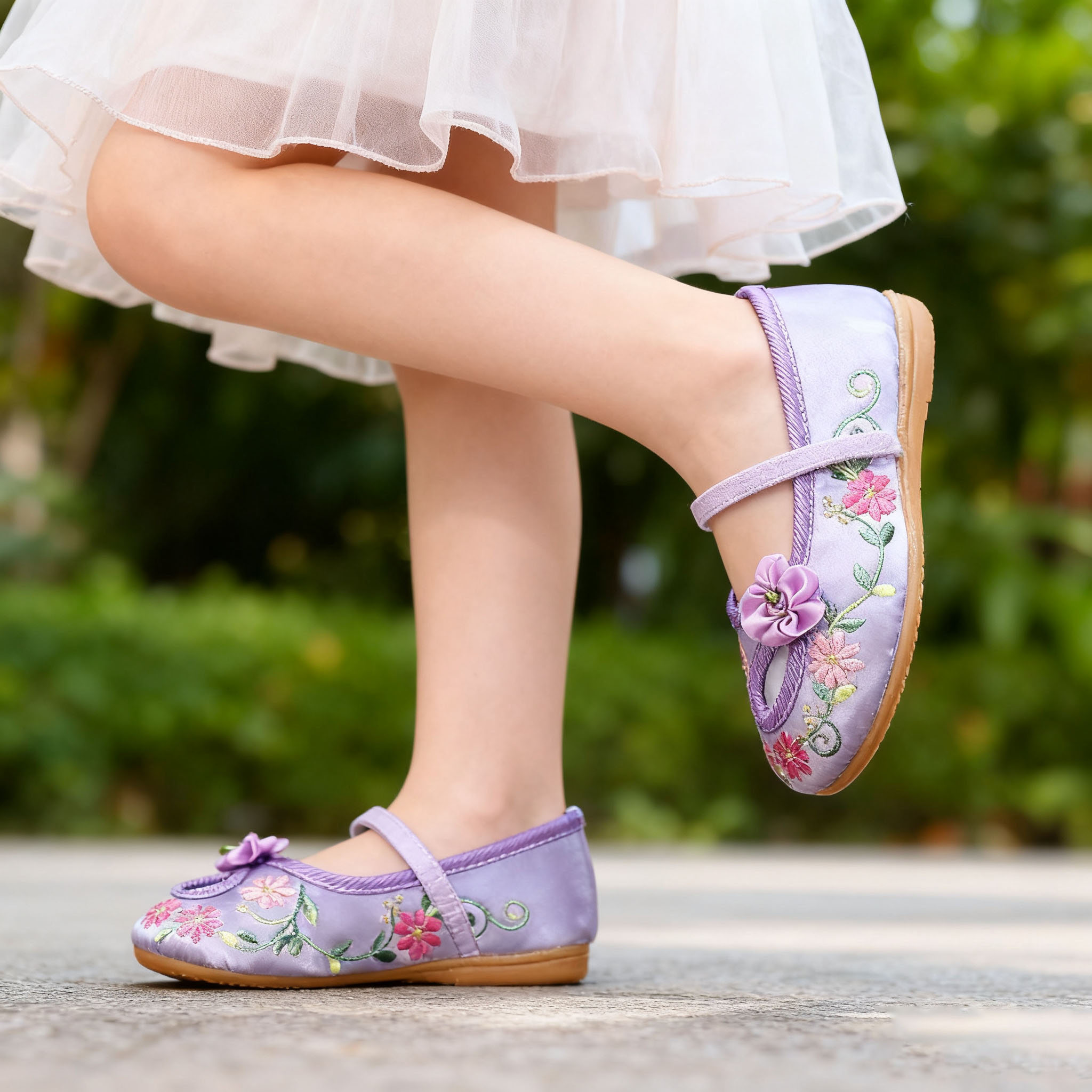Scarpe da balletto ricamate pe - Embroidery Rose recensione e prezzo